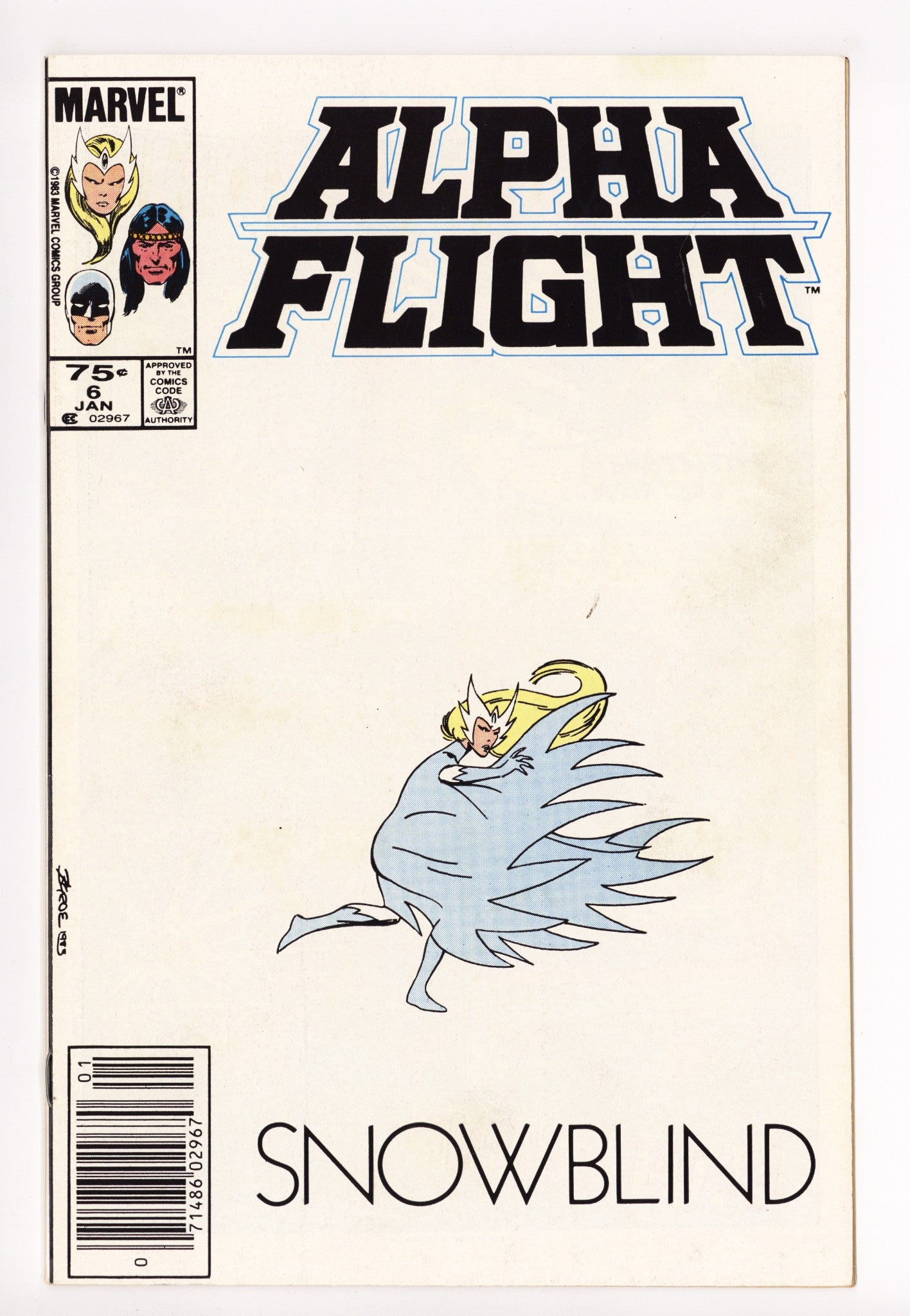 Alpha Flight Vol 1 6 FN (6.0) (1984) Canadian Price Variant 