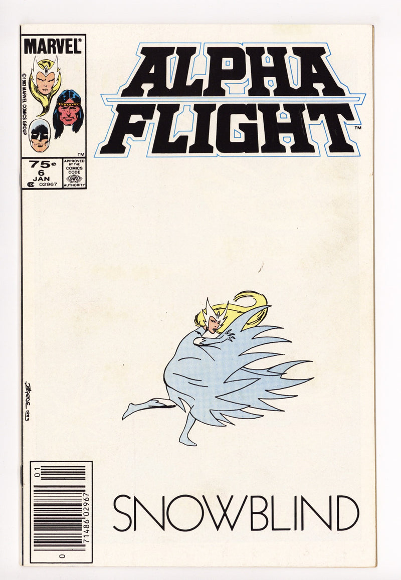 Alpha Flight Vol 1 6 FN (6.0) (1984) Canadian Price Variant 