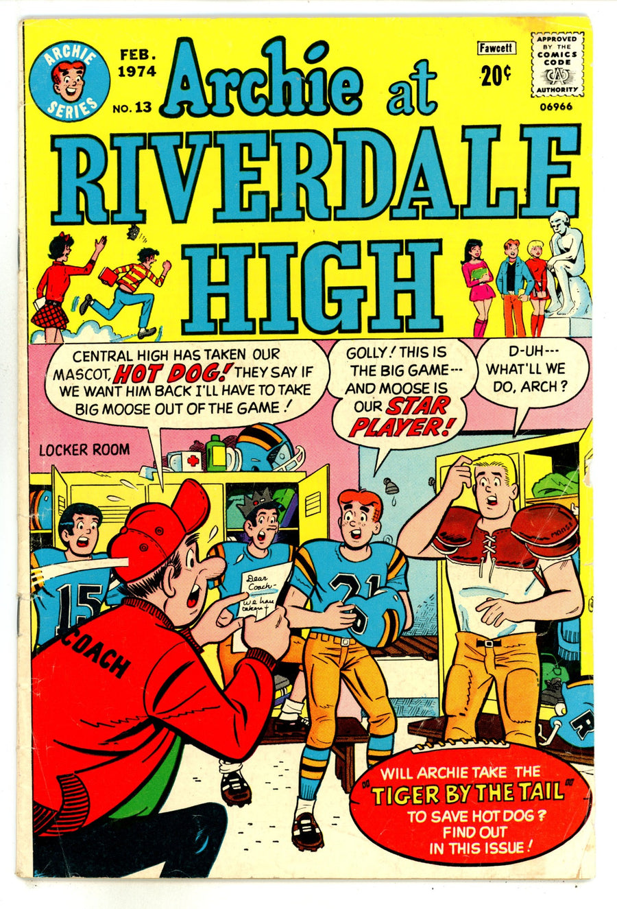 Archie at Riverdale High 13 Low Grade (1974) 