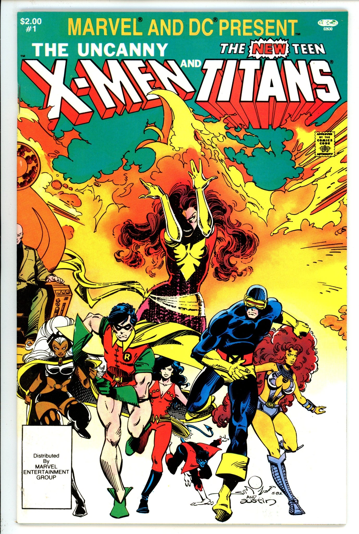 Marvel and DC Present Featuring The Uncanny X-Men and The New Teen Titans 1 VF/NM (9.0) (1982) 