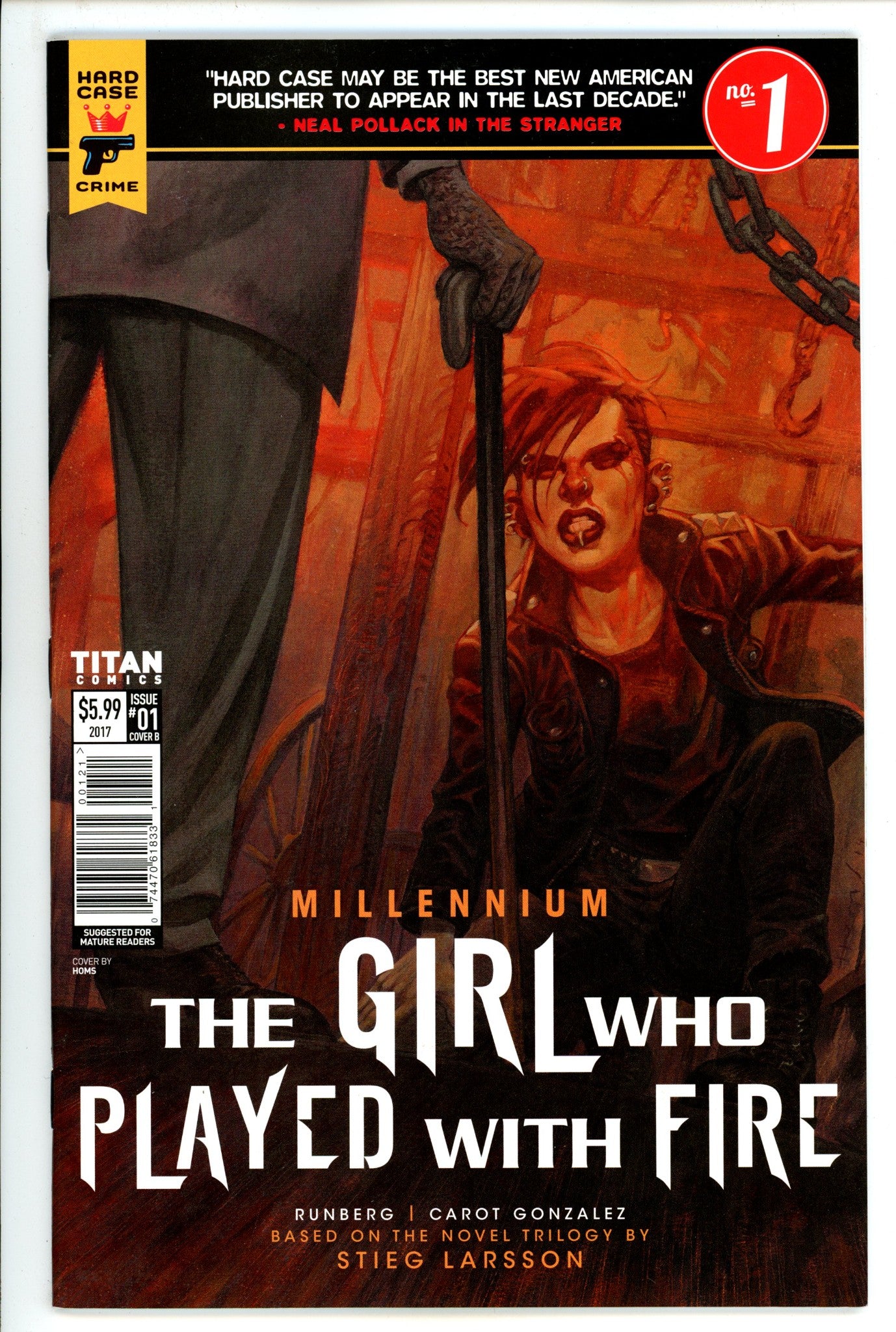 Millennium: The Girl Who Played with Fire 1 High Grade (2017) Homs Variant 