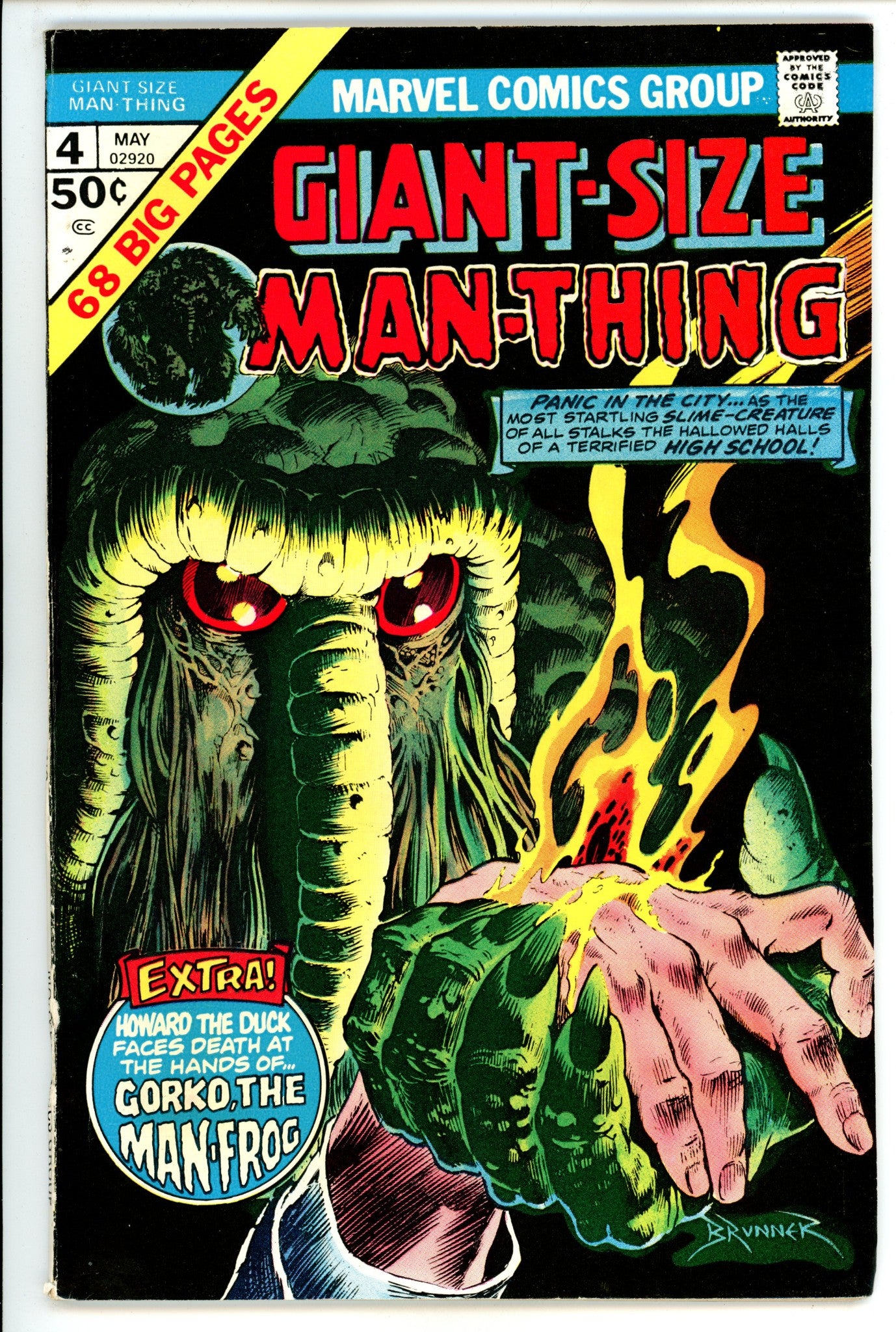Giant-Size Man-Thing 4 FN/VF (7.0) (1975) 