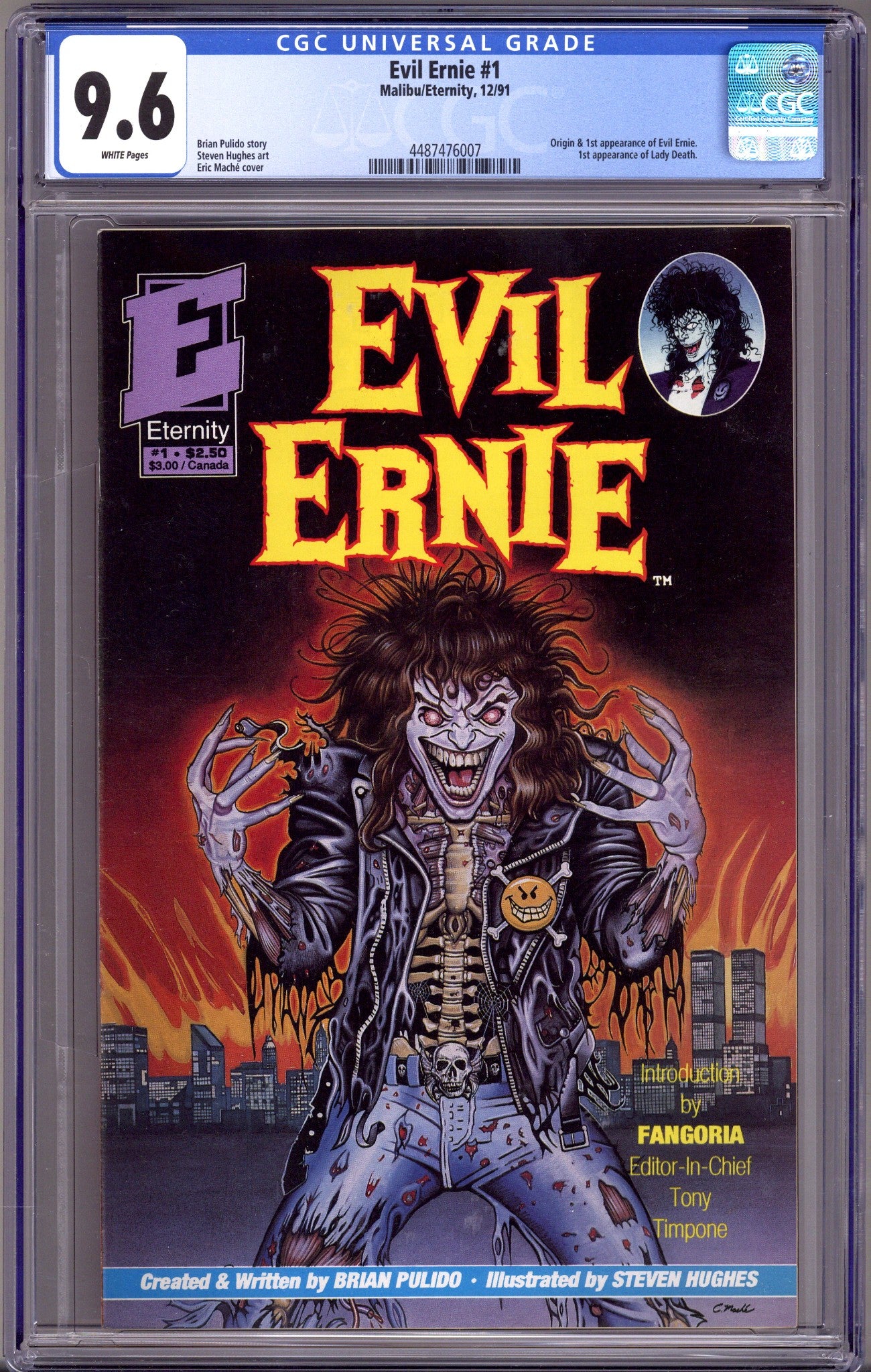 Evil Ernie 1 CGC 9.6 (NM+) (1991) 