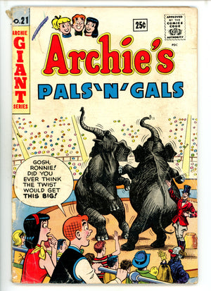 Archie's Pals 'n' Gals 21 FR/GD (1962)