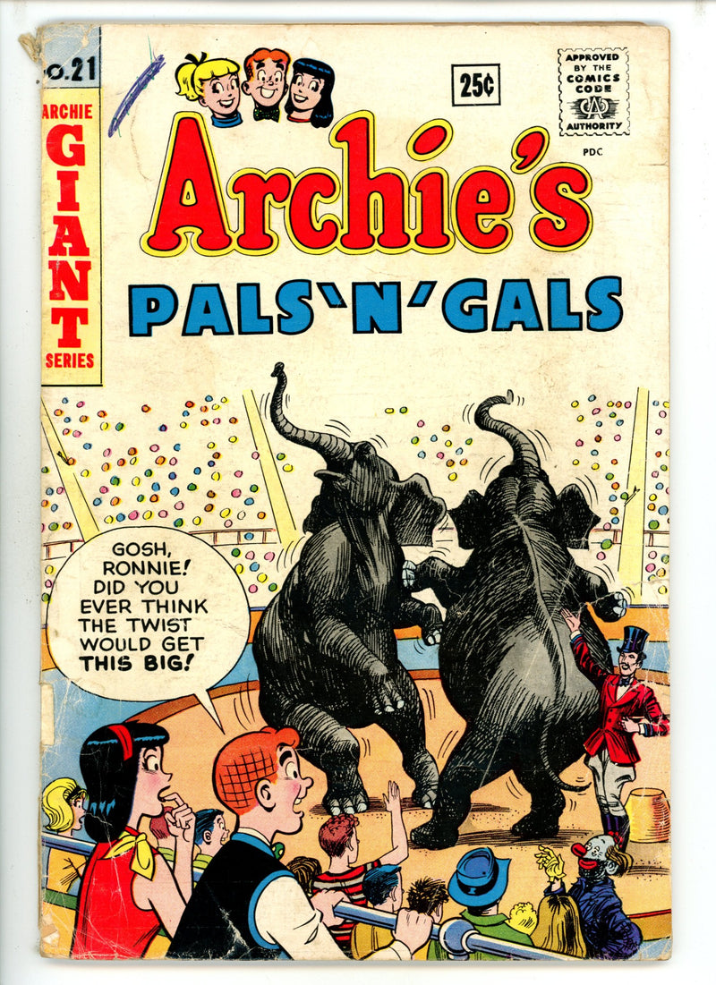 Archie's Pals 'n' Gals 21 FR/GD (1962)
