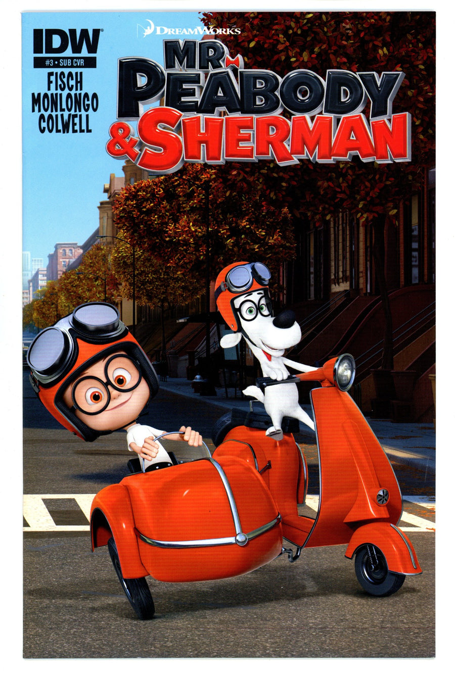 Mr. Peabody & Sherman 3 Mid Grade (2014) Animation Variant 