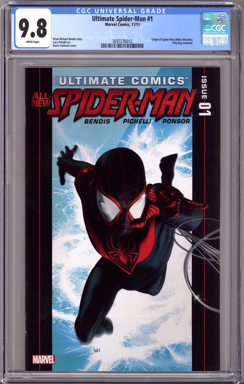 Ultimate Comics Spider-Man Vol 2 1 CGC 9.8 (NM/M) (2011) 