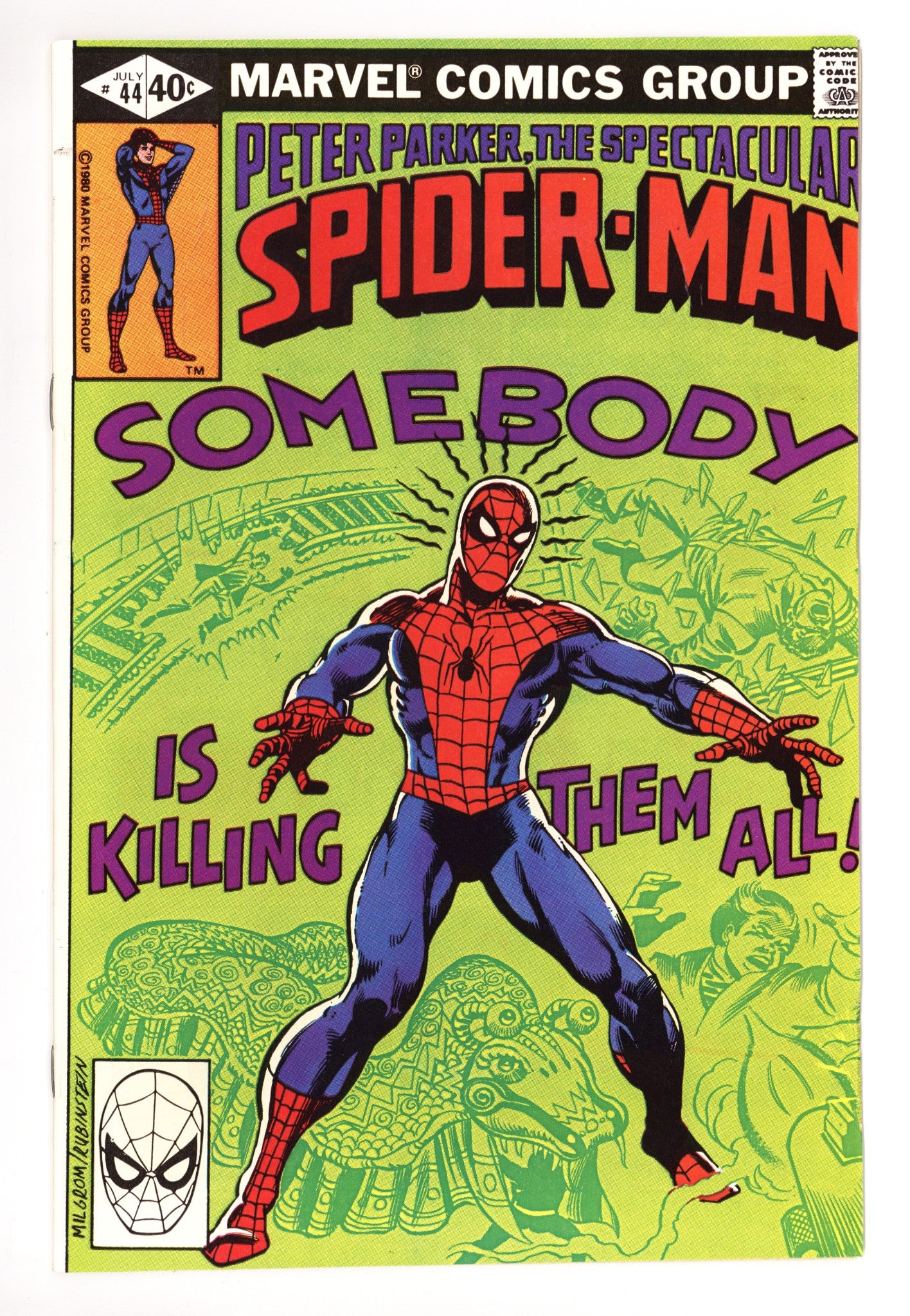 The Spectacular Spider-Man Vol 1 44 High Grade (1980) 