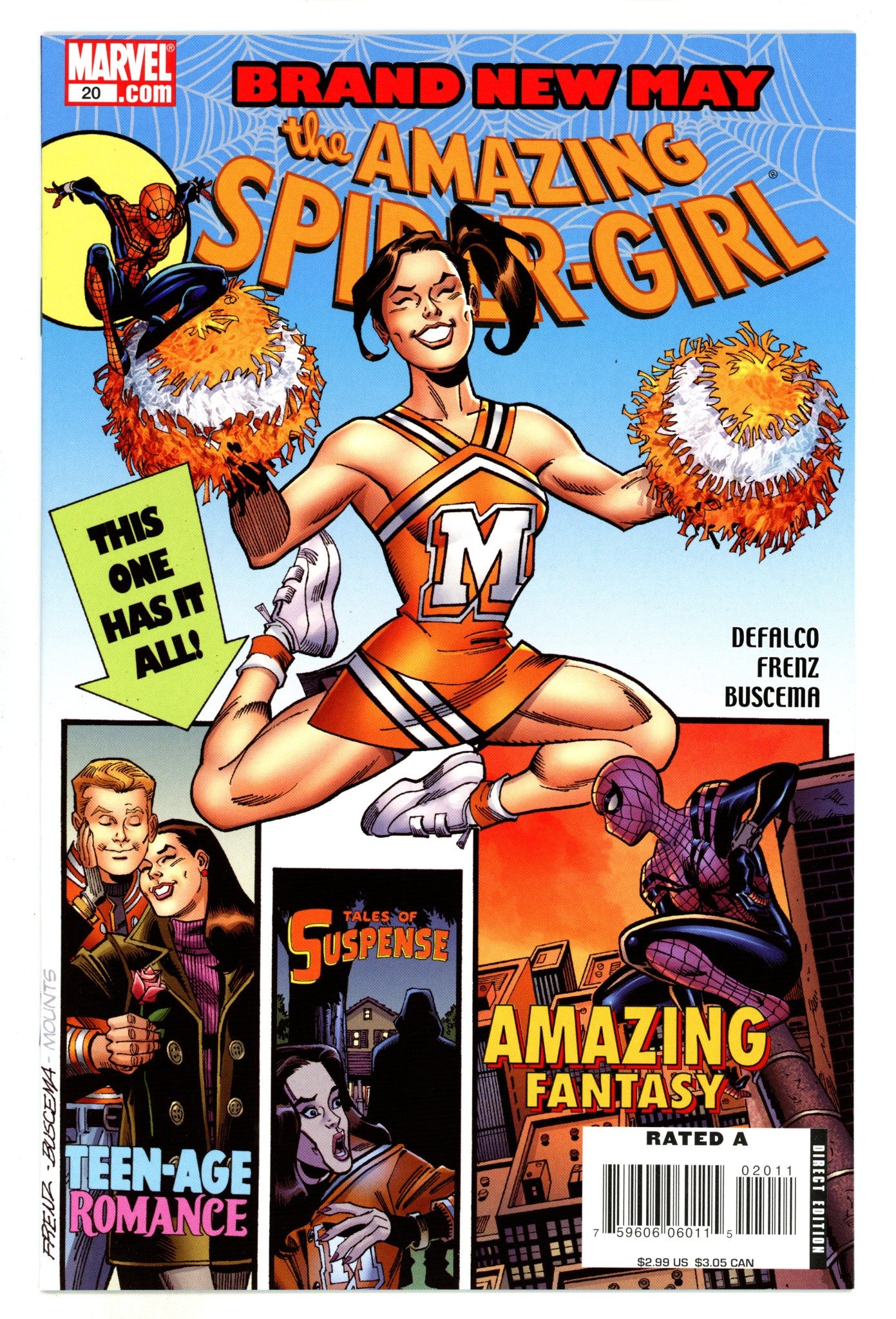 Amazing Spider-Girl 20 NM (9.4) (2008) 