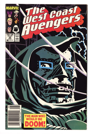 West Coast Avengers Vol 2 35 VF+ (8.5) (1988) Newsstand