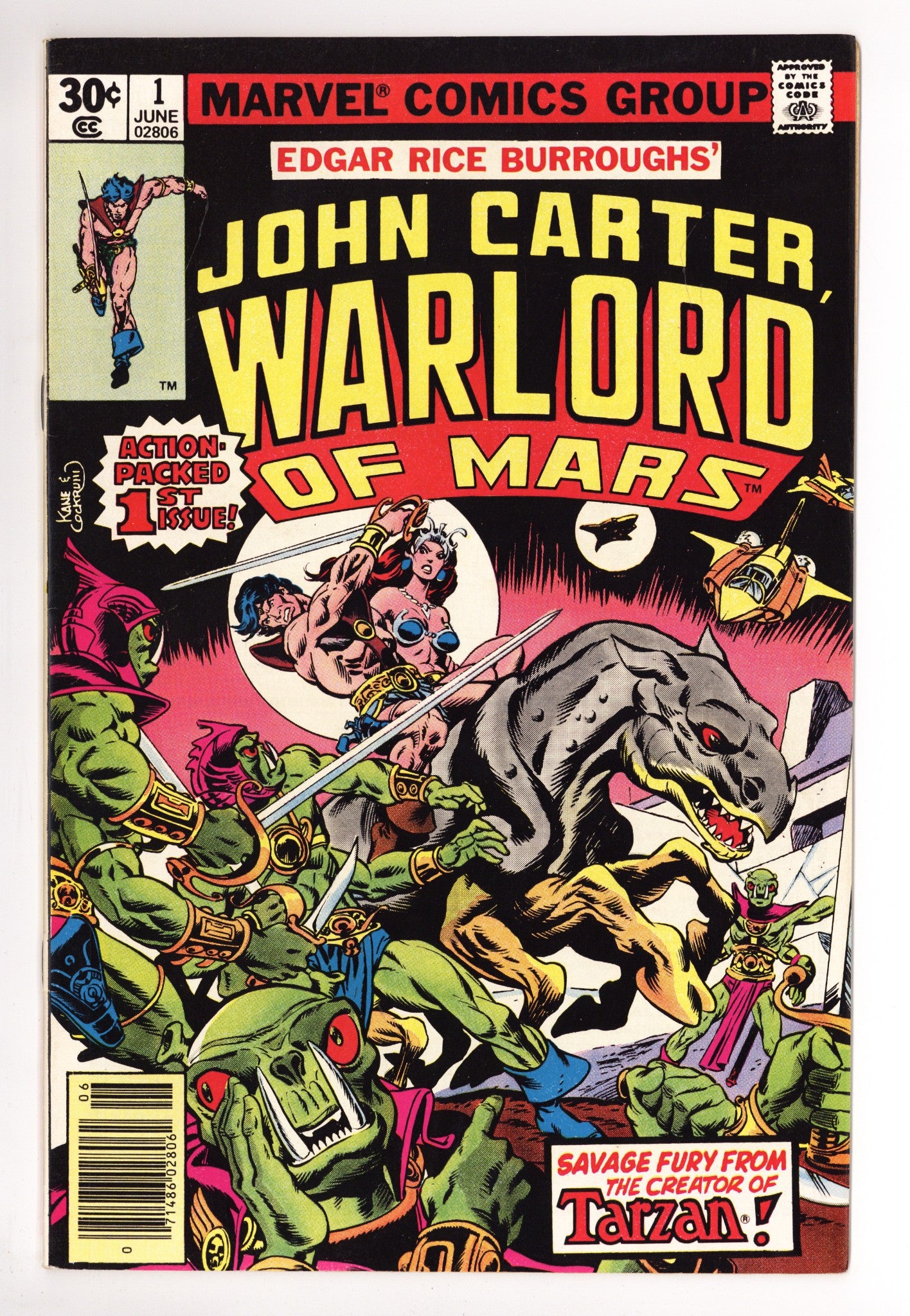 John Carter Warlord of Mars 1 VF- (7.5) (1977) 