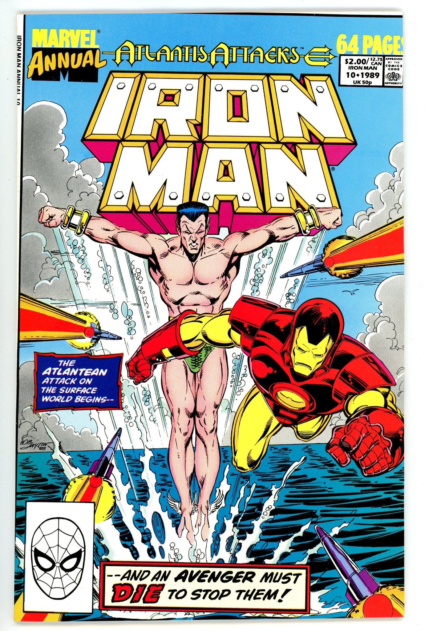 Iron Man Annual Vol 1 10 High Grade (1989) 