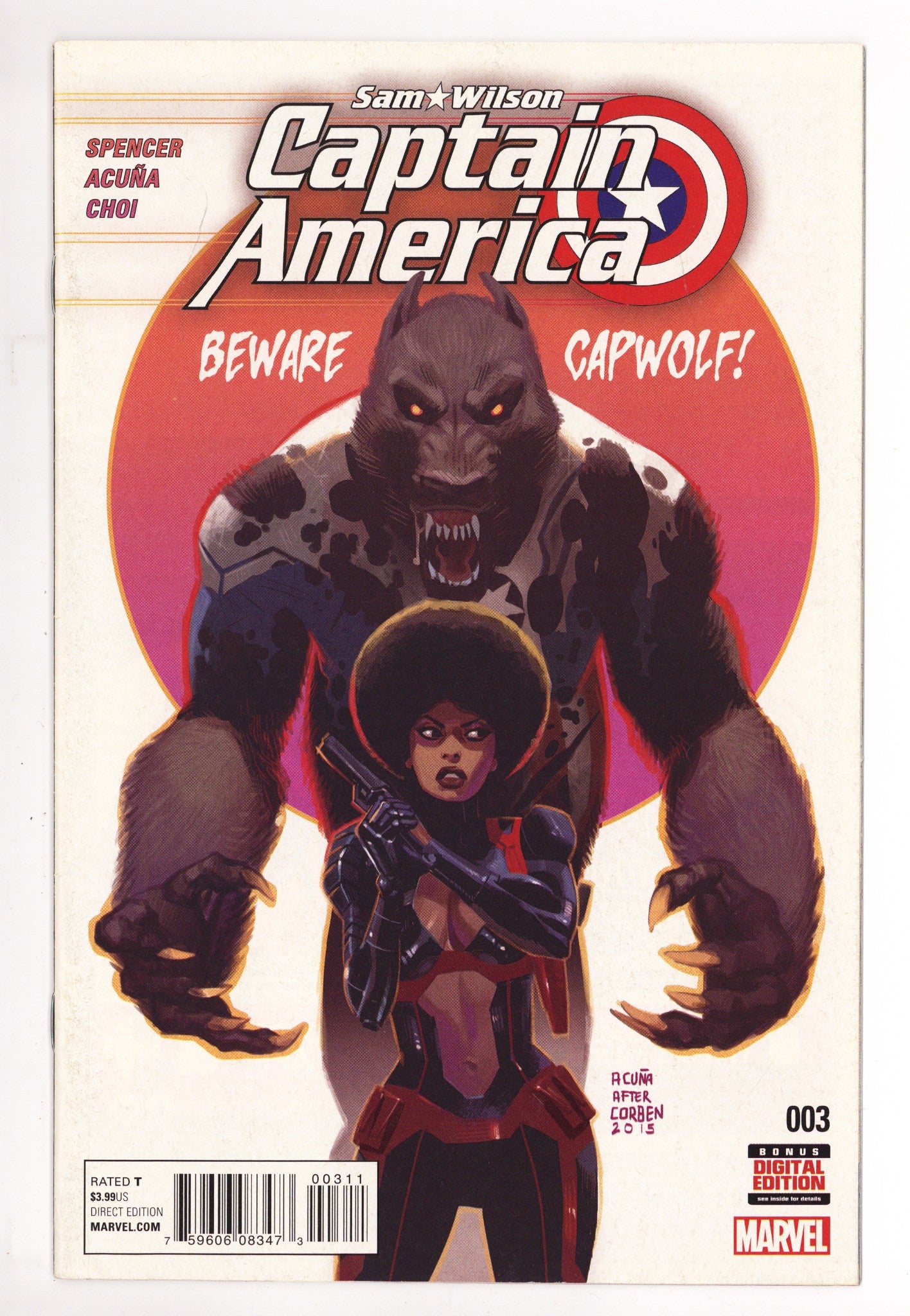 Captain America: Sam Wilson 3 Mid Grade (2016) 