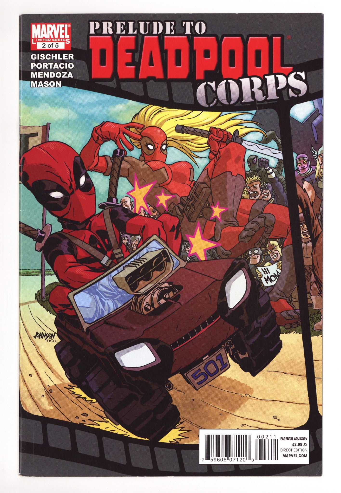 Prelude to Deadpool Corps 2 Mid Grade (2010) 