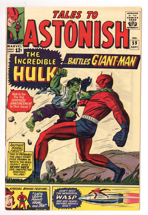 Tales to Astonish Vol 1 59 VF (8.0) (1964)