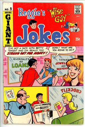 Reggie's Wise Guy Jokes 9 VG/FN (1969)