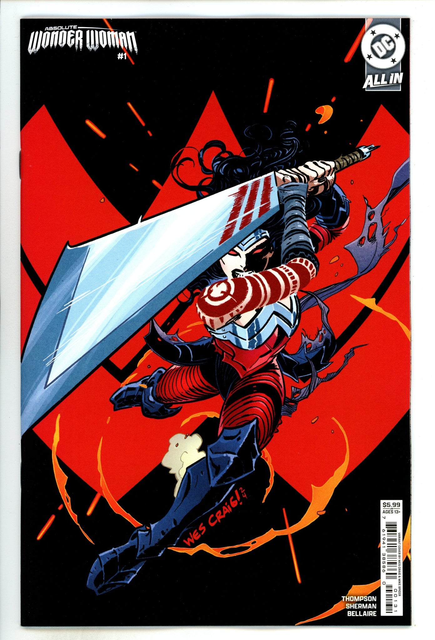 Absolute Wonder Woman 1 Craig Variant (2024)