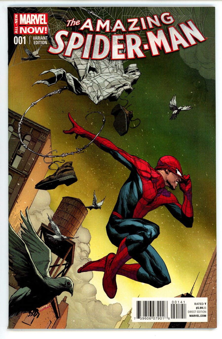 The Amazing Spider-Man Vol 3 1 NM (9.4) (2014) Opena Incentive Variant 