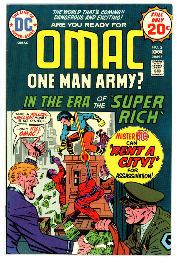 OMAC Vol 1 2 VF (8.0) (1974)