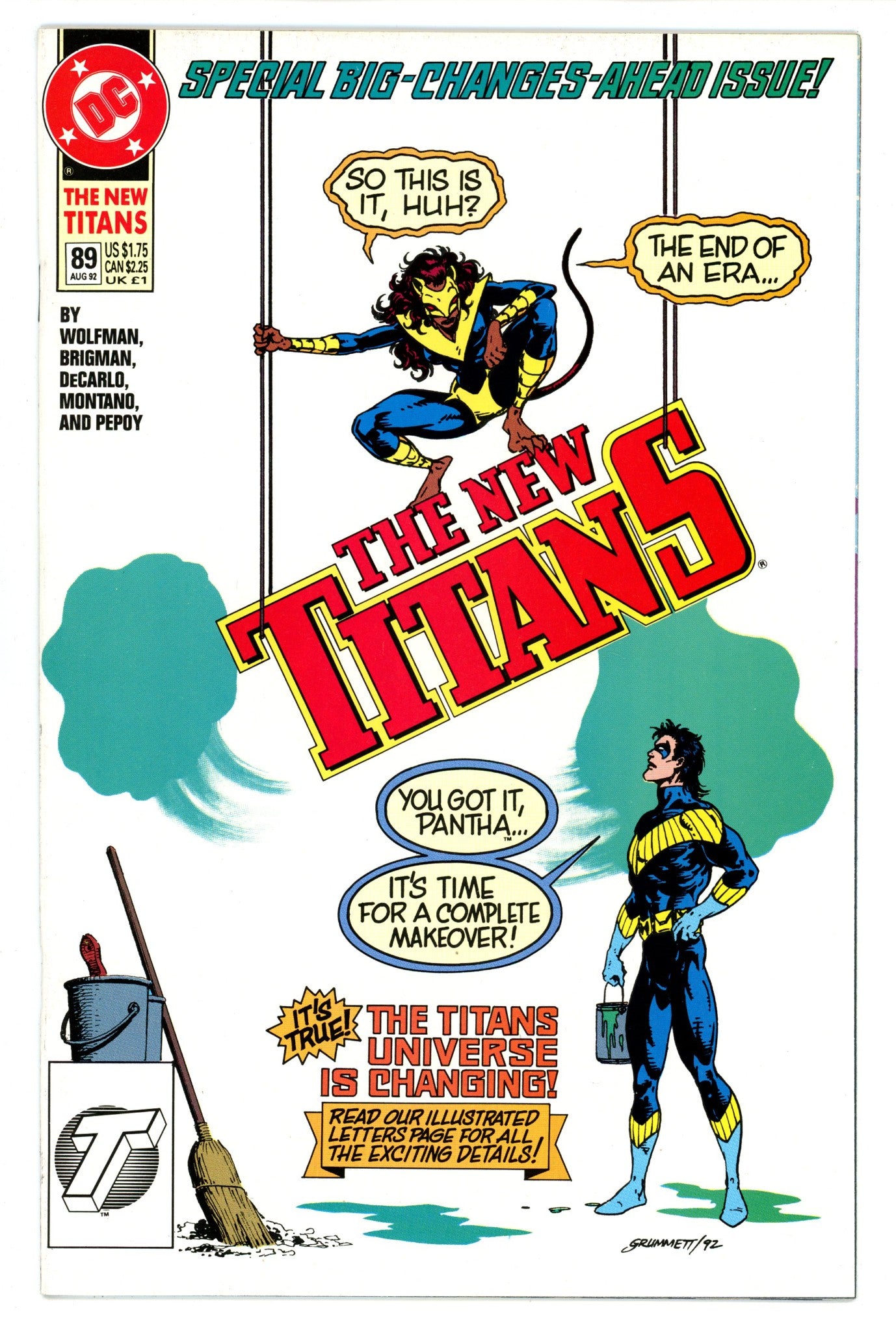 The New Titans 89 High Grade (1992) 