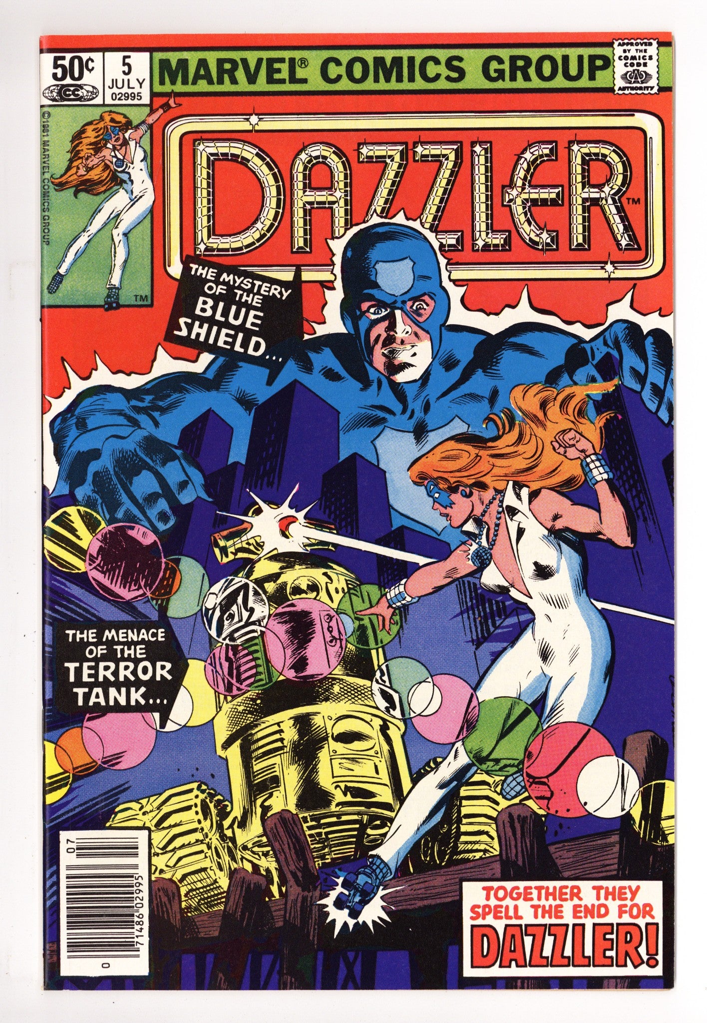 Dazzler Vol 1 5 High Grade (1981) Newsstand 