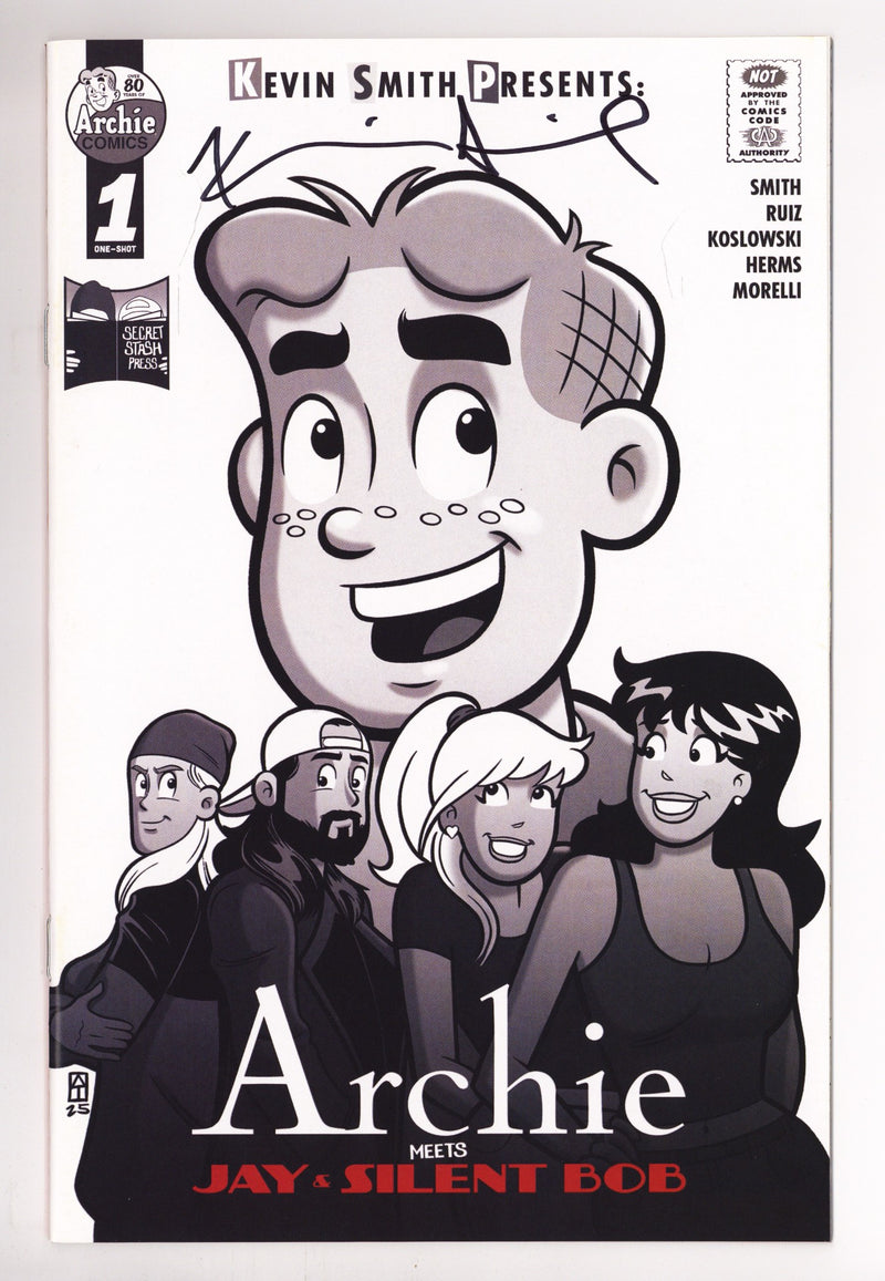 Archie Meets Jay & Silent Bob 1 High Grade (2025) Thomas Exclusive Variant Signed x1 Cover Kevin Smith 