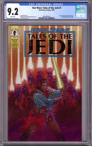 Star Wars: Tales of the Jedi 1 CGC 9.2 (NM-) (1993)