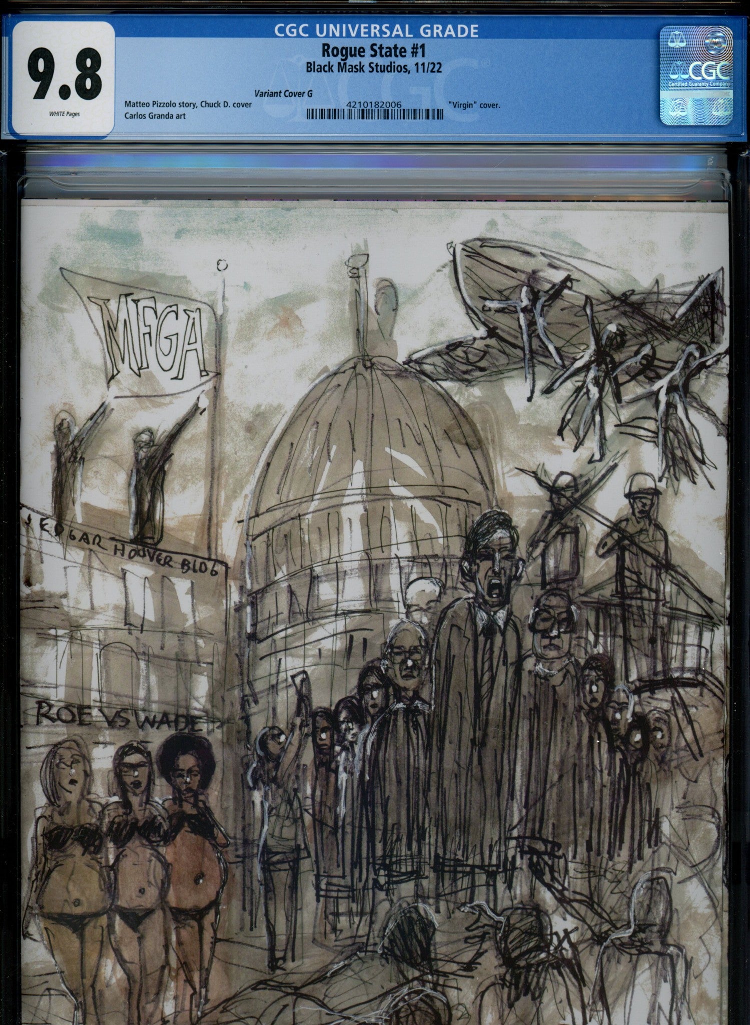 Rogue State 1 D Virgin Variant CGC 9.8 (2023)