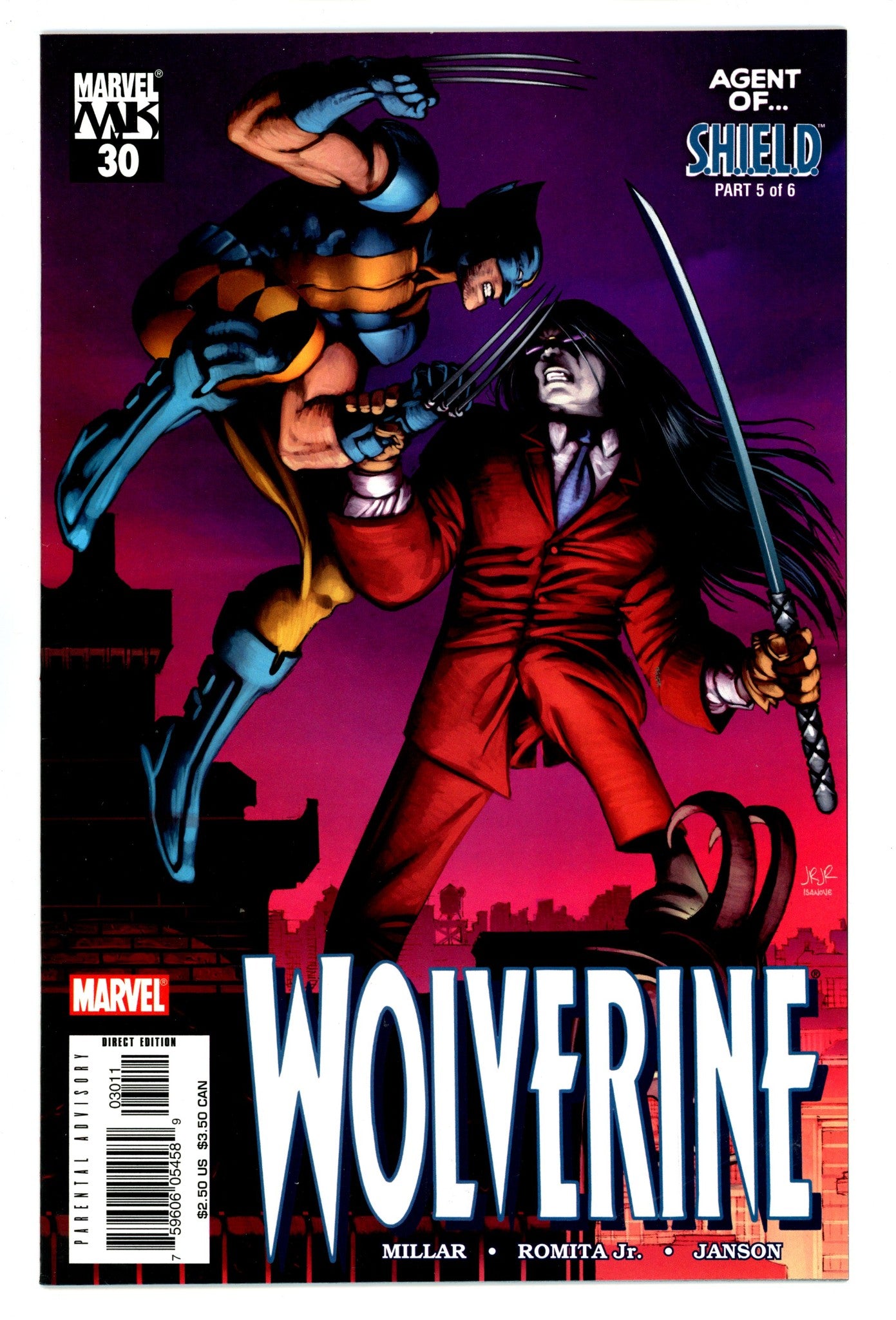 Wolverine Vol 3 30 High Grade (2005) 