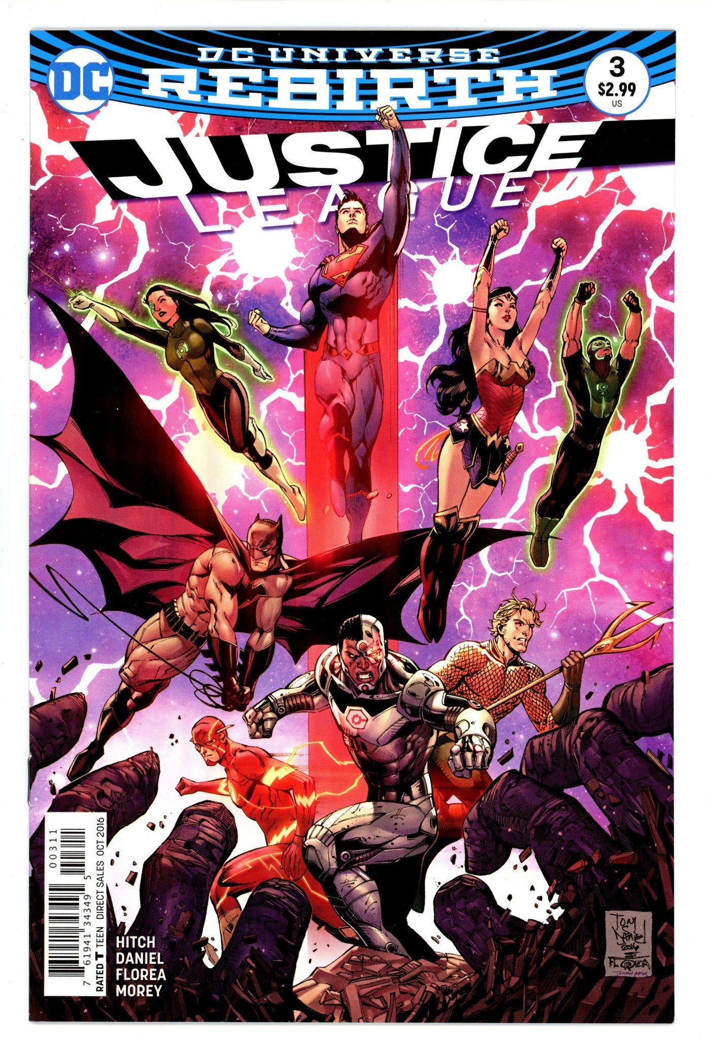 Justice League Vol 2 3 High Grade (2016) 