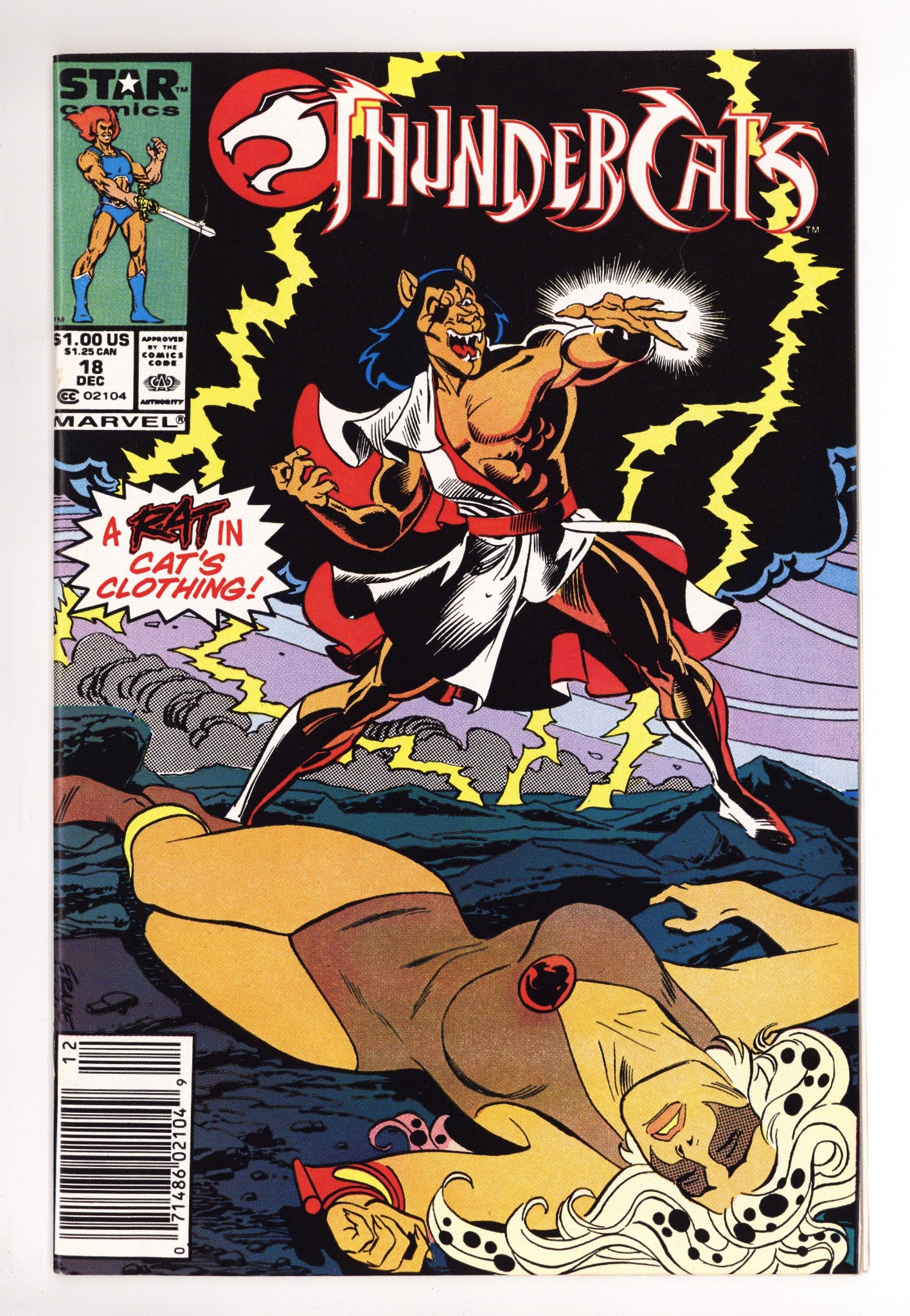 Thundercats 18 NM- (9.2) (1987) Newsstand 