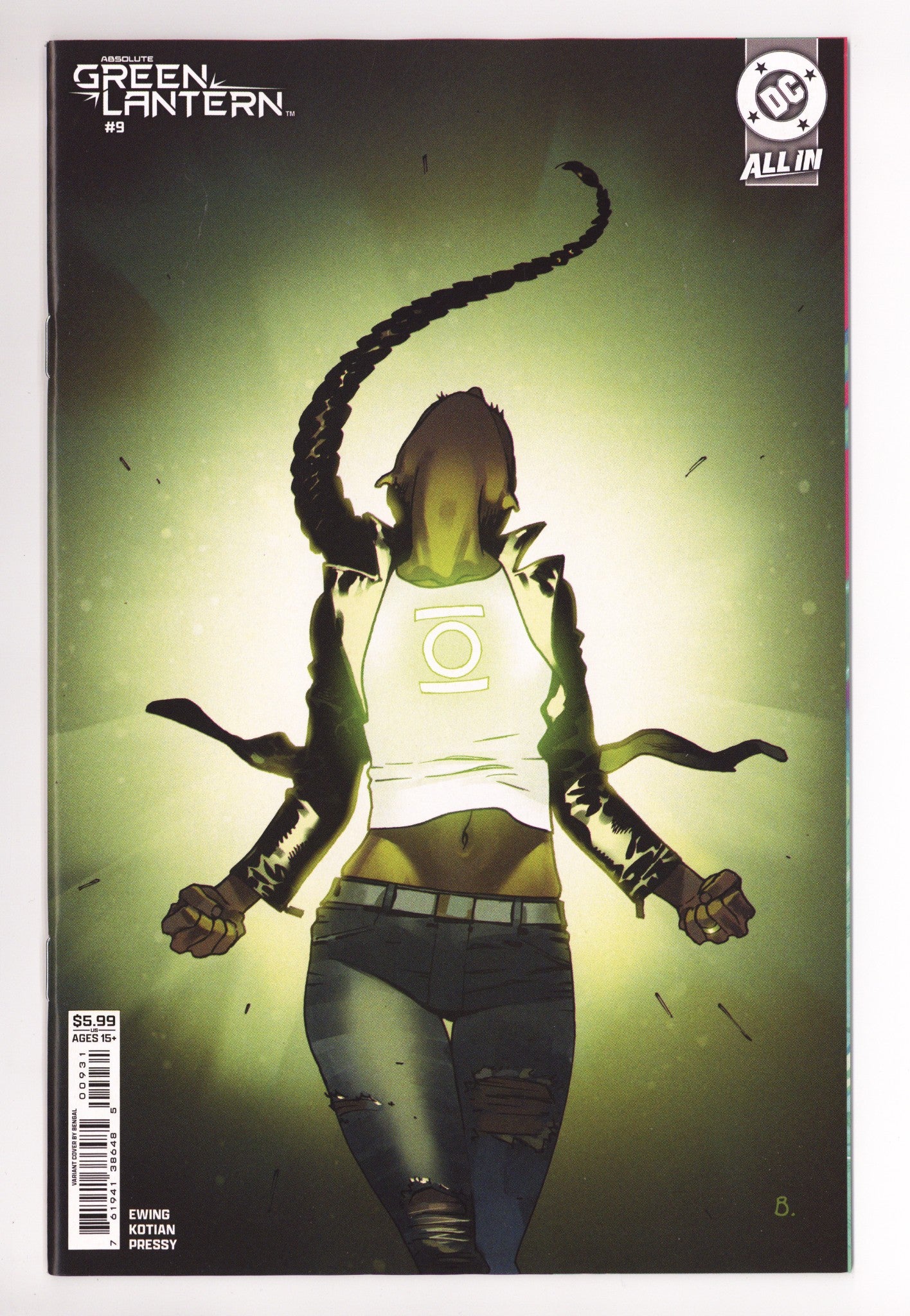 Absolute Green Lantern 9 Bengal Variant (2025)