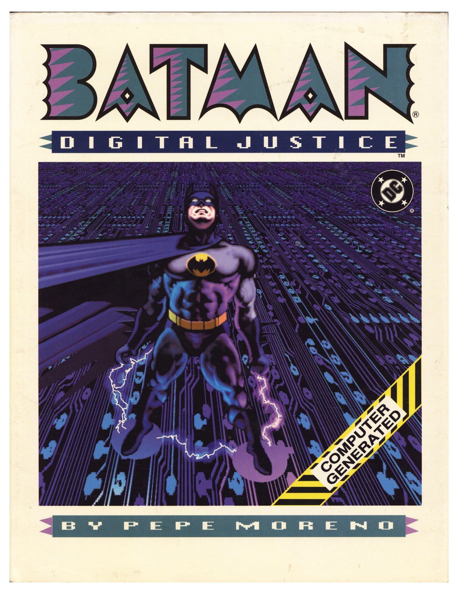 Batman: Digital Justice HC [nn] Low Grade (1990) 