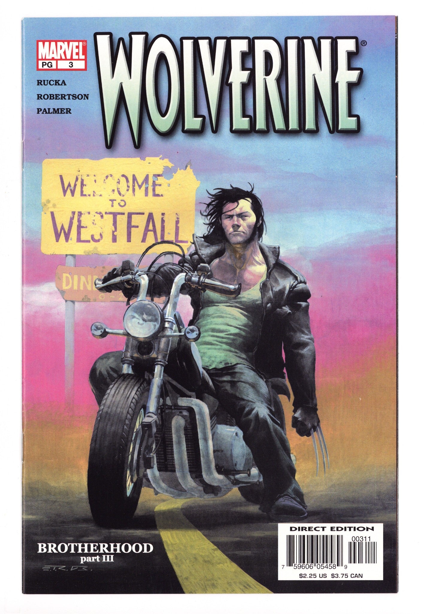 Wolverine Vol 3 3 High Grade (2003) 