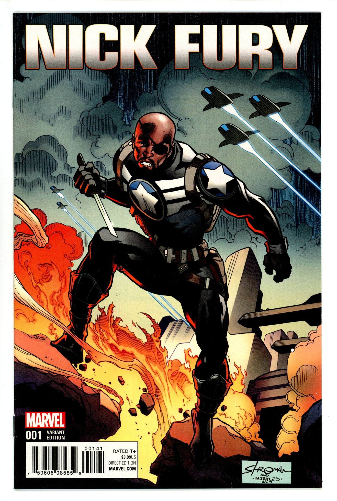 Nick Fury 1 High Grade (2017) Stroman Incentive Variant 