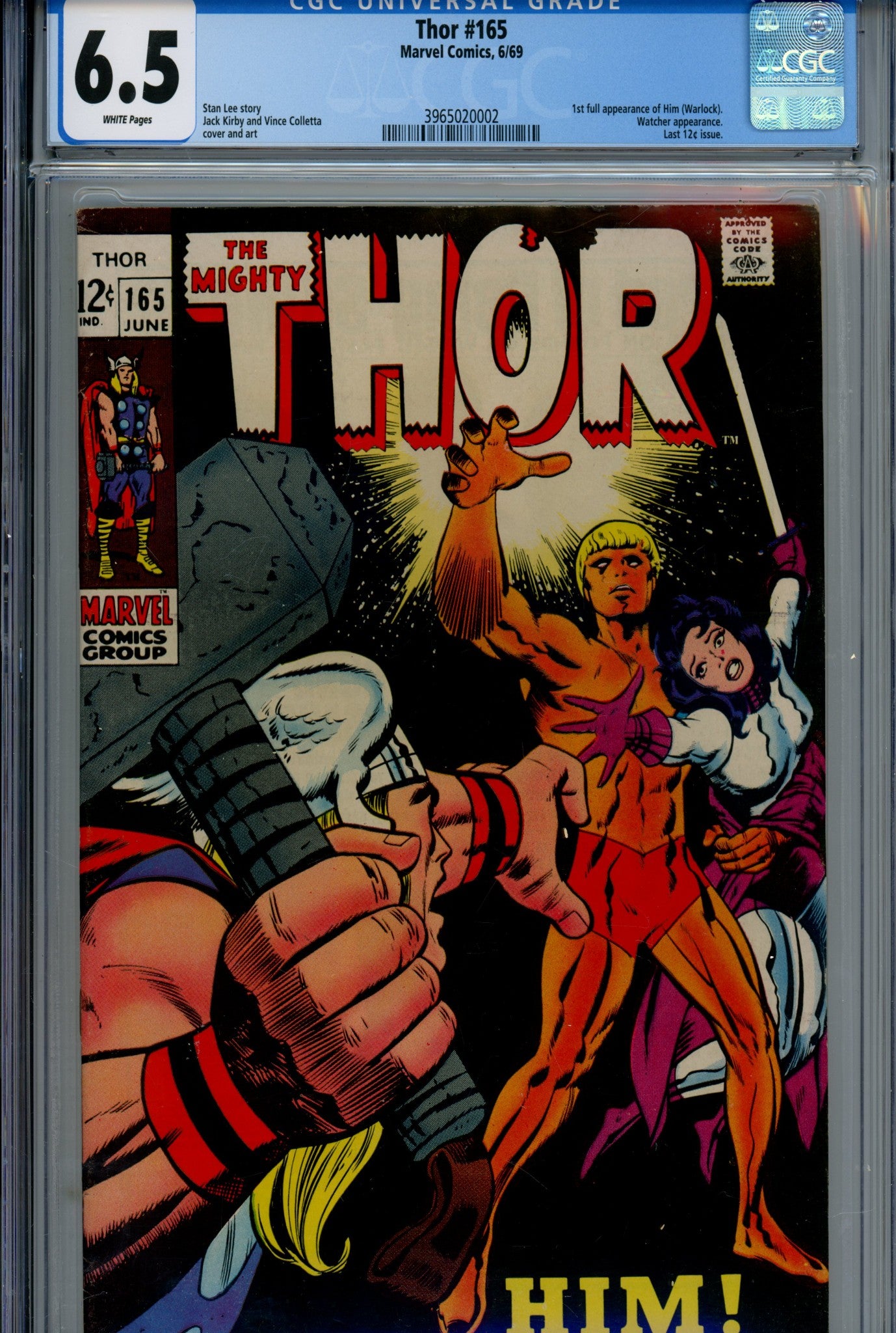 Thor Vol 1 165 CGC 6.5 (1969)