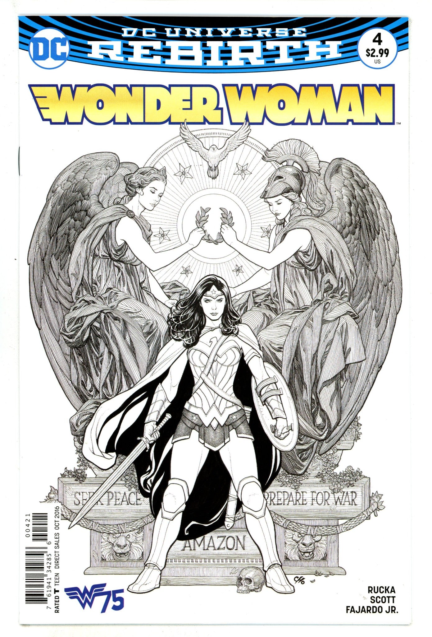 Wonder Woman Vol 5 4 High Grade (2016) Cho Variant 
