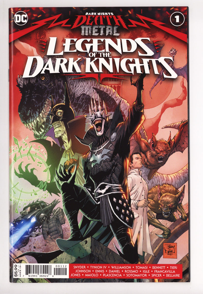 Dark Nights: Death Metal Legends of the Dark Knights 1 High Grade (2020) 2nd Print 