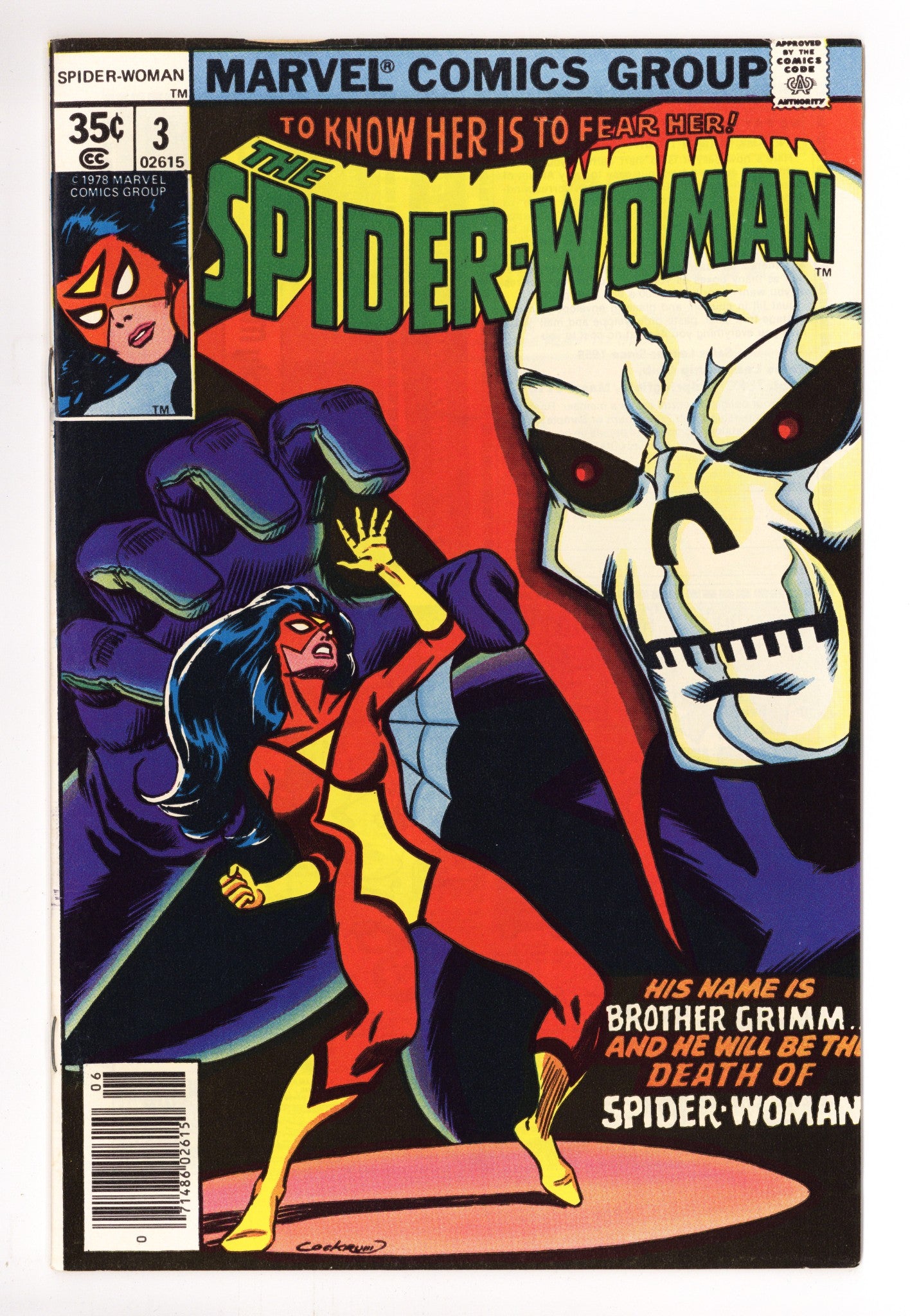 Spider-Woman Vol 1 3 Mid Grade (1978) 