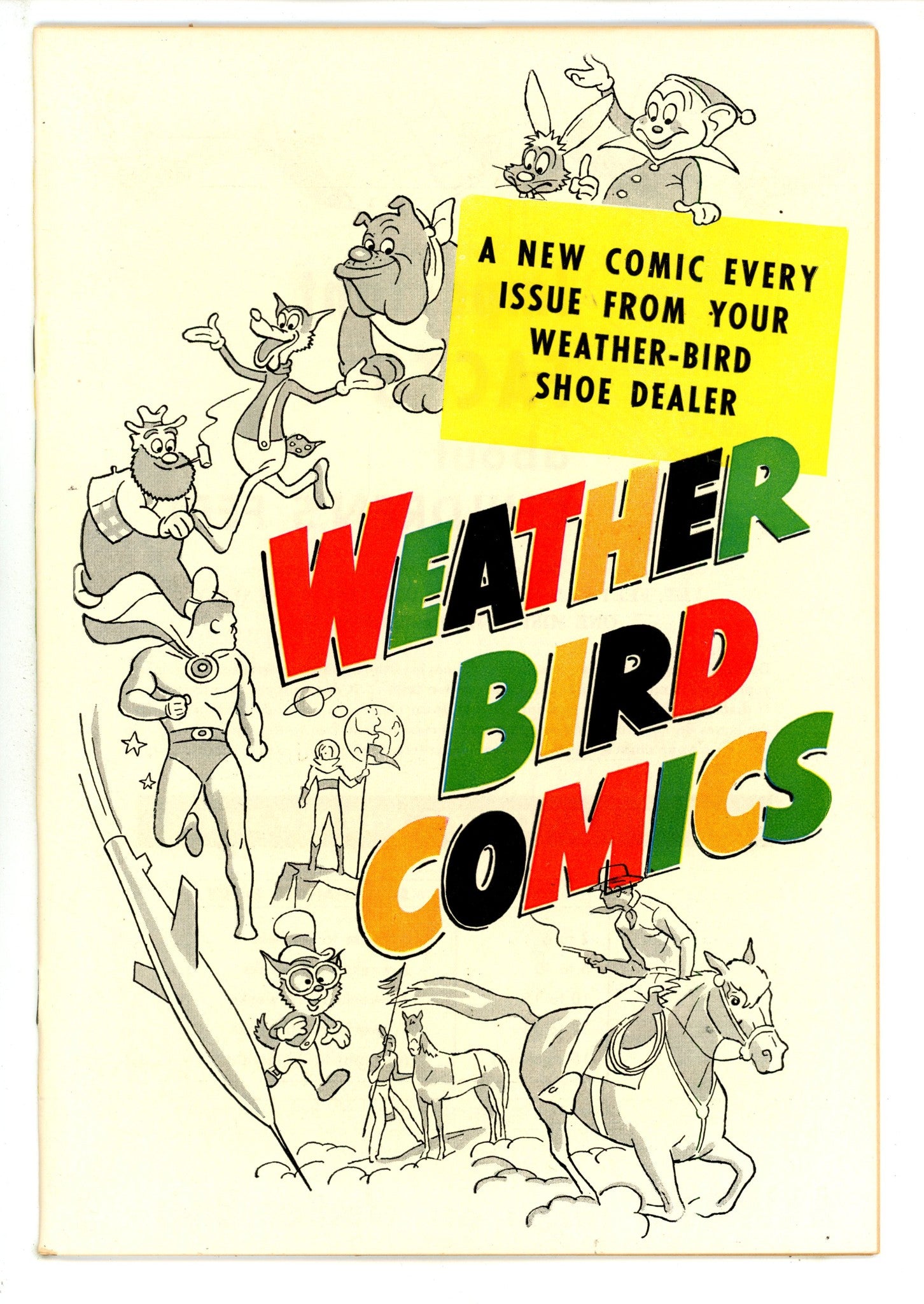 Weather Bird Comics [7] NM- (9.2) Spooky 18 (1958) 