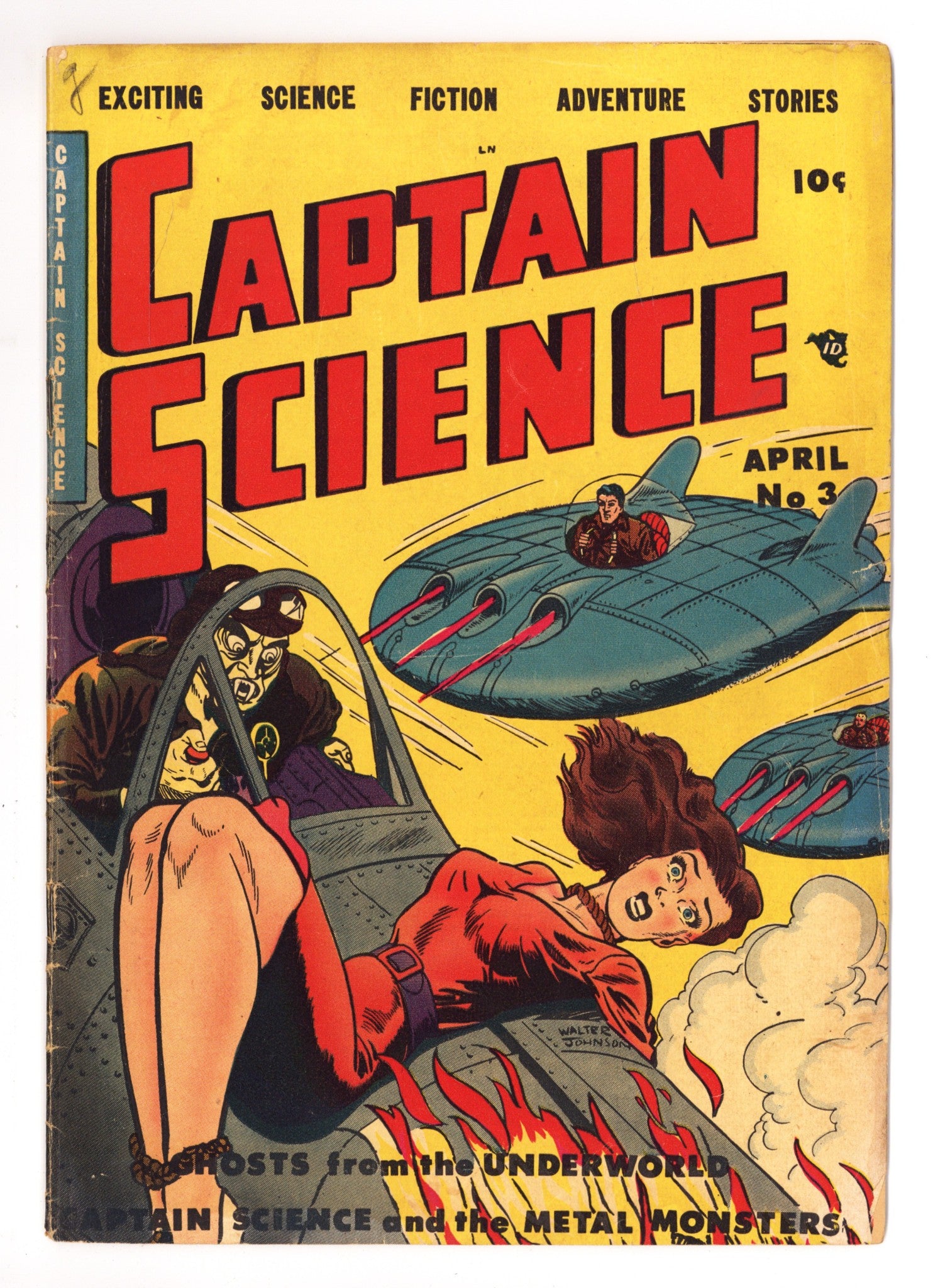 Captain Science 3 VG- (3.5) (1951) 