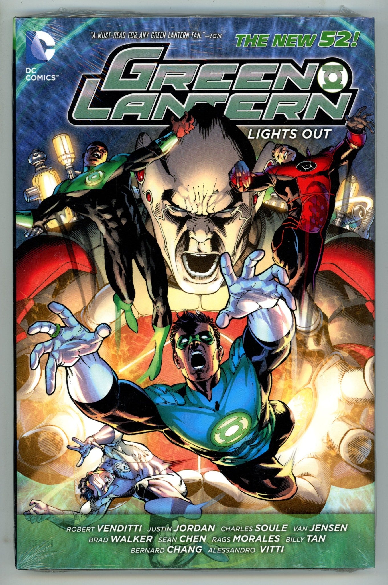 Green Lantern: Lights Out HC New, Sealed (2014) 
