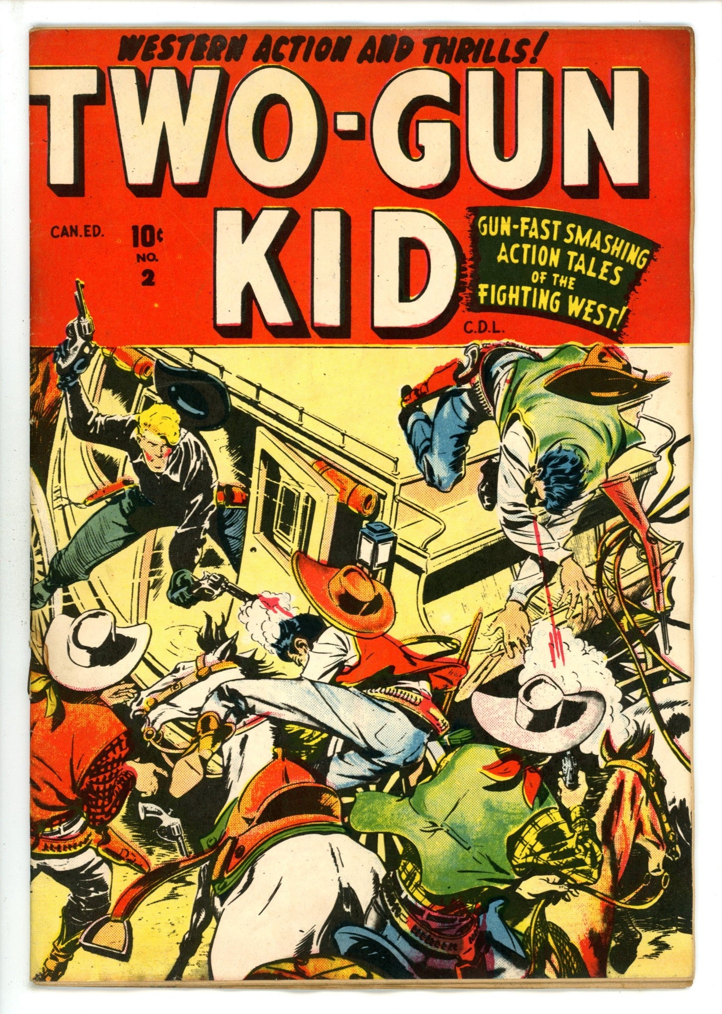 Two-Gun Kid 2(3) Canadian Variant VG+ (1948)