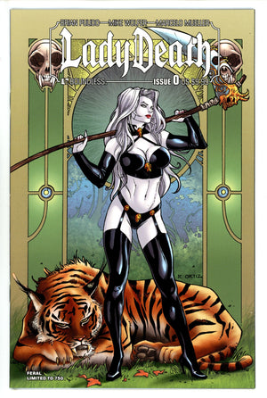 Lady Death 0 Ortiz Feral Variant NM (2010)
