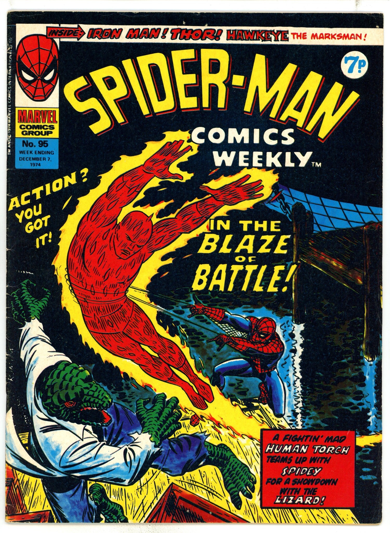 Spider-Man Comics Weekly 95 FN- (5.5) (1974) 