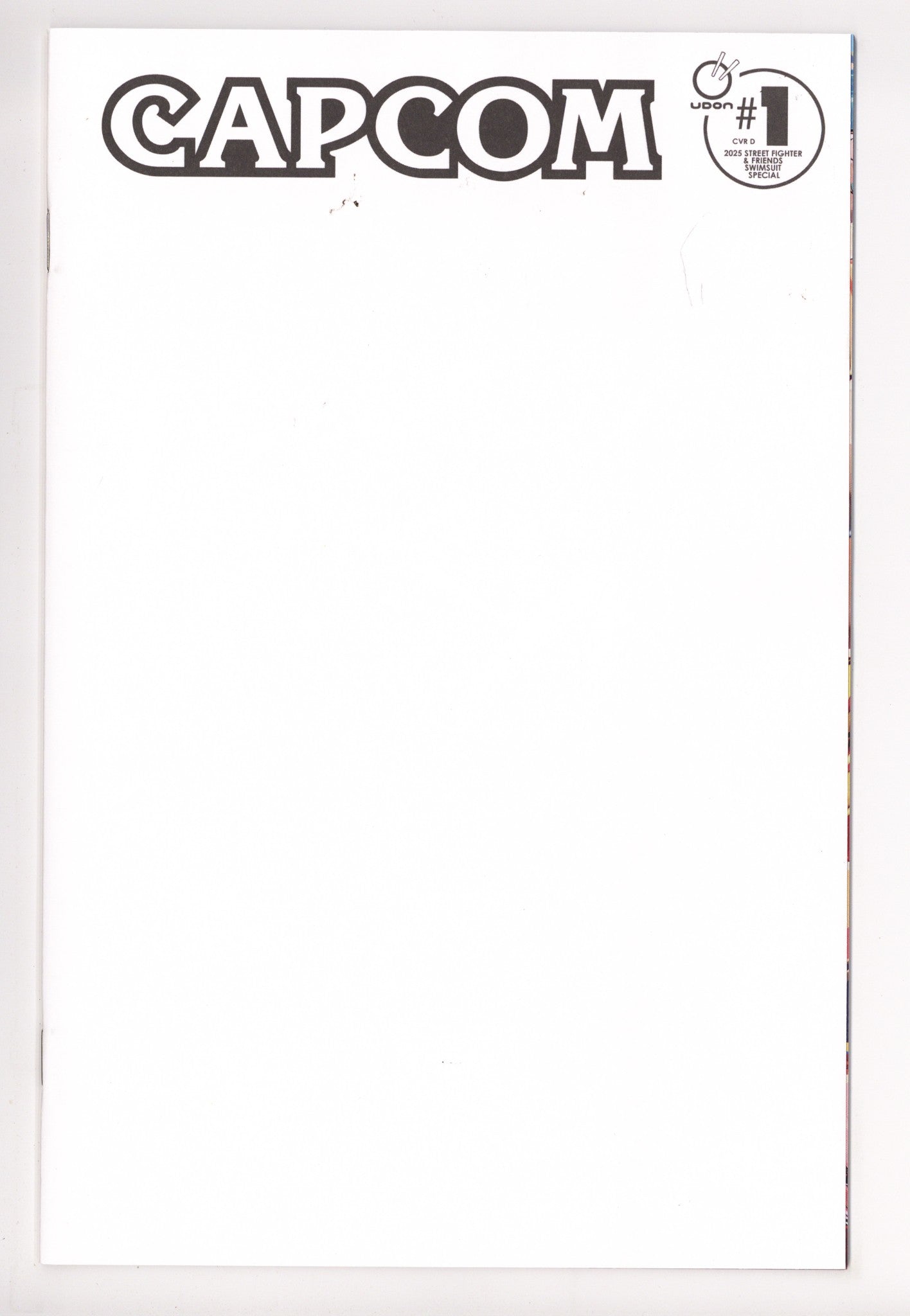 Street Fighter & Friends Swimsuit Special 1 Blank Variant (2025)