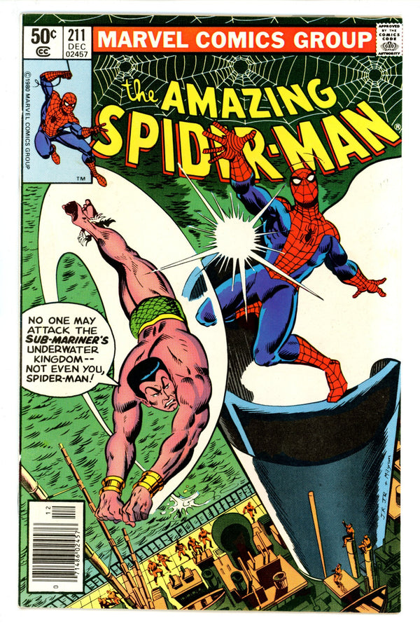 The Amazing Spider-Man Vol 1 211 VF (8.0) (1980) Newsstand