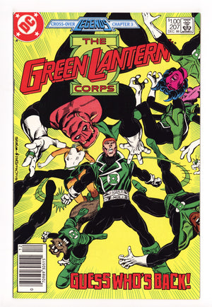The Green Lantern Corps Vol 2 207 High Grade (1986) Canadian Price Variant 