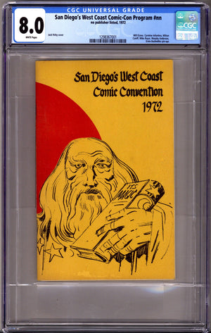 San Diego's West Coast Comic Con Program [nn] CGC 8.0 (VF) (1972)