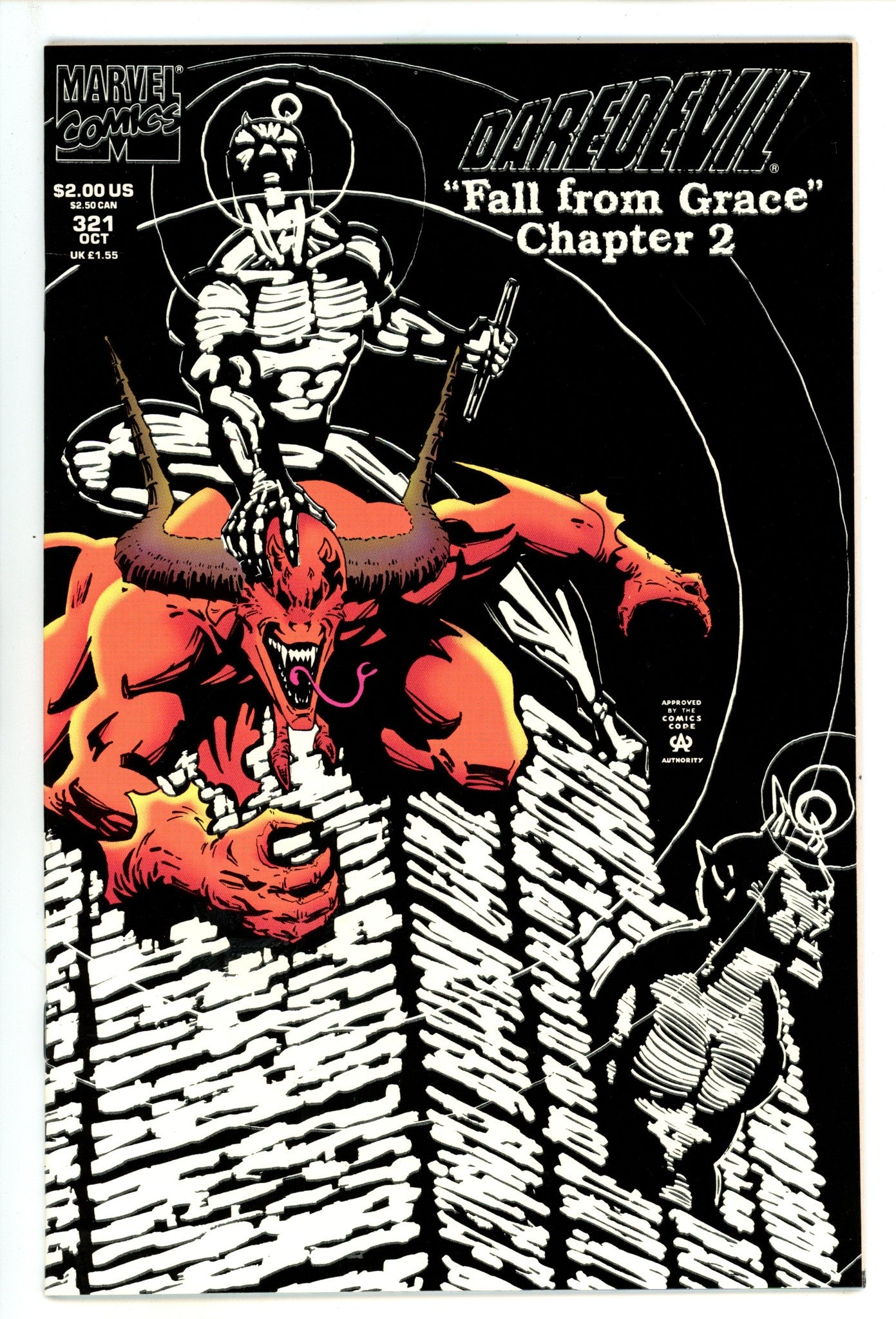 Daredevil Vol 1 321 High Grade (1993) Glow in the Dark Variant 